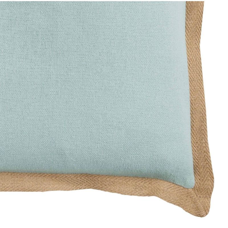 22"x22" Oversize Poly Filled Solid Square Throw Pillow with Framed Edges - Rizzy Home, 4 of 6