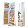 Fredees Color Block Full Length Mirror,White - 3 of 4