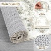 8x10 Beige Modern Abstract Rug,Washable Low-Pile Non-Slip Throw Carpet,Foldable Soft Area Carpet for Living Room,Bedroom,Dining Room,Office,Kitchen - 4 of 4