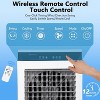 Evaporative Air Cooler, 1800 CFM Swamp Cooler with 8.4 Gal Water Tank, 120° Oscillation Water Cooling Fan with 3 Modes and Wind Speeds - 3 of 4