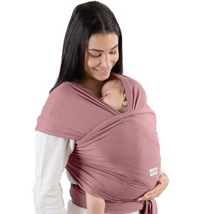 Comfy Cubs Baby Wrap Carrier - Soft and Stretchy Cotton Blend Baby Sling, Hands-Free Infant Carrier - Adjustable One Size Fits All - 1 of 4