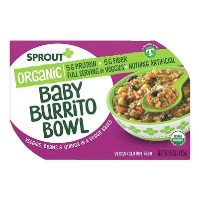 Sprout Foods Organic Burrito Bowl Toddler Meals - 5oz