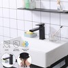 Aquaterior Single Handle Bathroom Faucet Square Cold & Hot Water Tap CUPC NSF Certificaion - 3 of 4