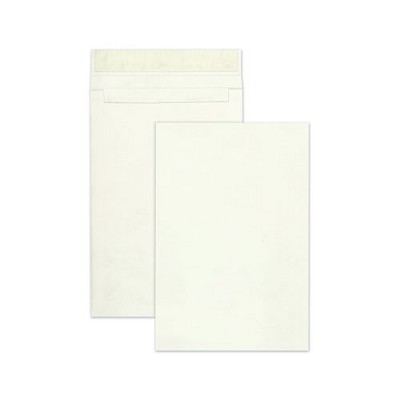 Survivor Lightweight 14 lb Tyvek Open End Expansion Mailers, #15 1/2, Cheese Blade Flap, Redi-Strip Closure, 12 x 16, White, 25/Box