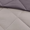 Lyngins Comforter Set, 3M Scotchgard Stain Release Bedding Set, Reversible Diamond Quilting,1 Comforter & 1 Sham, OEKO-TEX Certified - 2 of 4