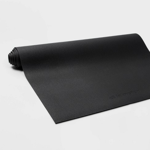 Rubber Roll Matting - 1/4 Thick - Solid Black | 4' Wide