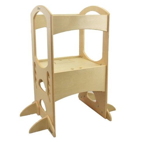  Little Partners Limited Edition Learning Tower - Wooden Kitchen  Stool and Helper Tower for Babies, Toddlers and Kids, Team Building Skills,  Kitchen Step Stool, Learning Tower for Toddlers(Natural) : Toys 