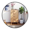 GlasFlength Decorative Wall Mirrors Modern Round Wall Mirror, Wall Mirror Decor, Bathroom Vanity Mirror For Bathroom, Black, 24"*24"*0.6" - 4 of 4