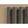 MAYEERTY Curtain Panel Taupe Velvet Modern for Room Darkening Living Room 54"x84" 2pcs - 2 of 4