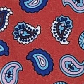 red, royal blue and pink