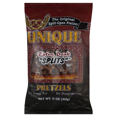 Unique Whole Wheat Extra Dark Pretzels 11oz 12 pk