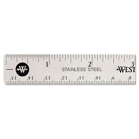 Universal Clear Plastic Ruler Standard/metric 6 59025 : Target