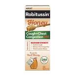Robitussin Cough + Chest Congestion DM MAX Relief Liquid - Dextromethorphan - Honey - 8 fl oz