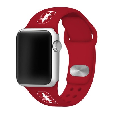 NCAA Stanford Cardinal Silicone Apple Watch Band 38mm