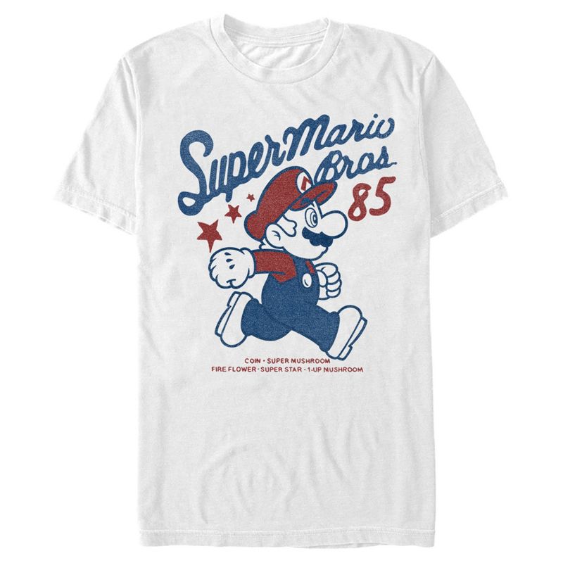 Men's Nintendo Super Mario Bros 85 T-Shirt, 1 of 5