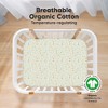 KeaBabies Mini Crib Sheets for Baby Girls, Boys, 2-Pack Soothe Pack and Play Sheets Fitted, Organic Pack N Play Mattress Sheet - 2 of 4