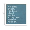 Slickblue Funny Wood Wall Sign 7x7 – Retro Parenting Quote for Rustic Decor, Shelf or Wall Display, Color Options - 3 of 3