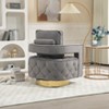 CAVINAS Swivel Accent Chair Modern Armchair Side Chair with Tufted Button for Living Room, Bedroom - 4 of 4