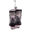 Kurt Adler Noble Gems Glass Ornament for Christmas Tree, Ice Hockey Skates - 2 of 4