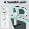 PAGED Adjustable Height Office Chair, Modern Computer Chair with Lumbar Support and Headrest, High Back Desk Chair for Office - 2 of 4