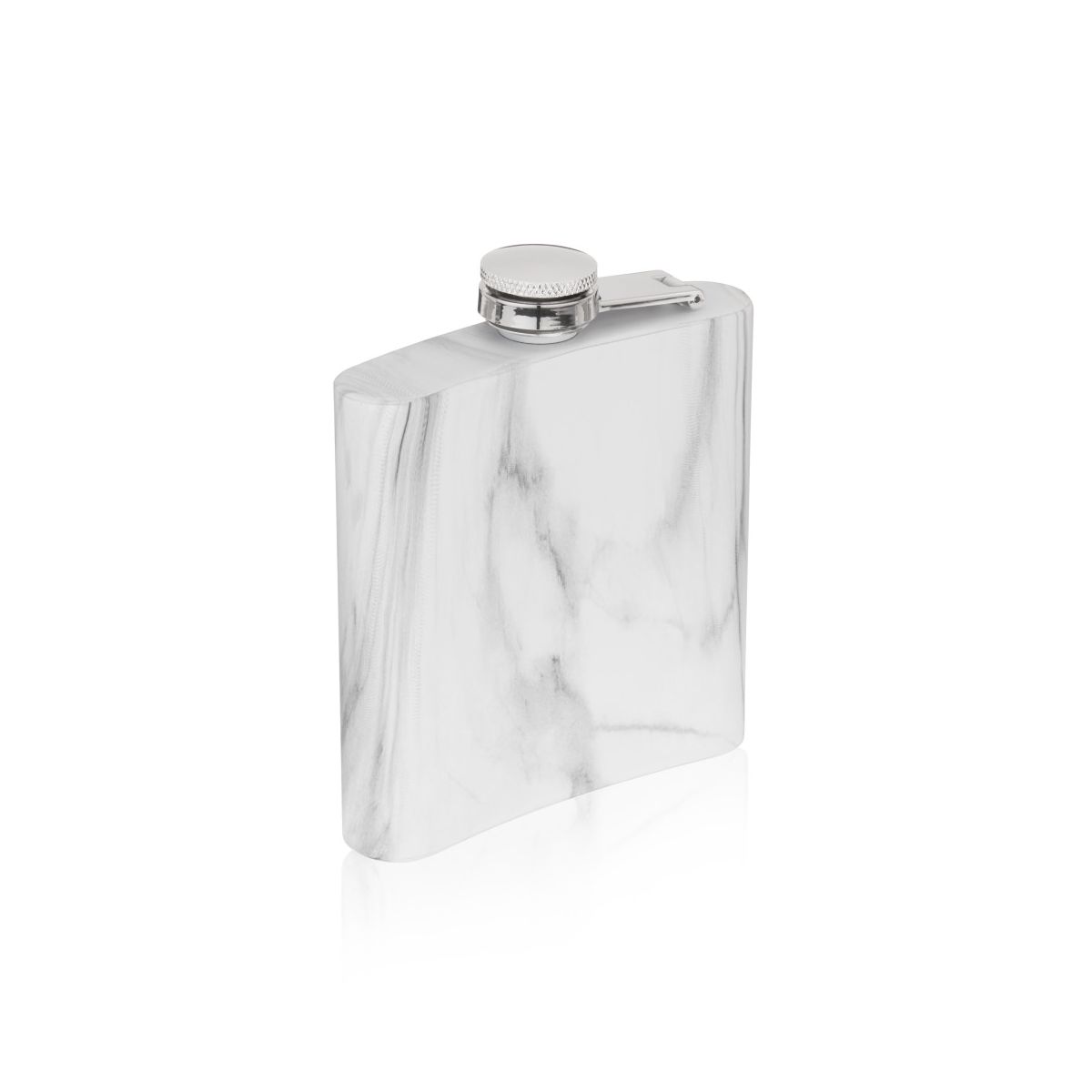 True Marble 6 oz Stainless Steel Liquor Flask for Whiskey, Bourbon, Tequila, Alcohol, Metal Flask for Travel, Outdoor Party, Gifts for Men & Women - thumbnail 9