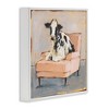 Stupell Industries Baby Cow on Pink Couch Framed Giclee Art - 2 of 4