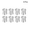 Unique Bargains Dining Table Decoration Alloy Decorative Wear-Resistant Rose Pattern Napkin Rings 8 Pcs - 3 of 4