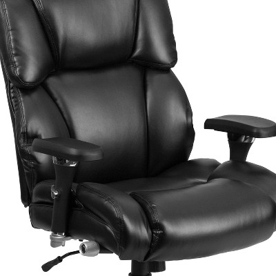 Black Leather High Back Ergonomic Executive Swivel Chair