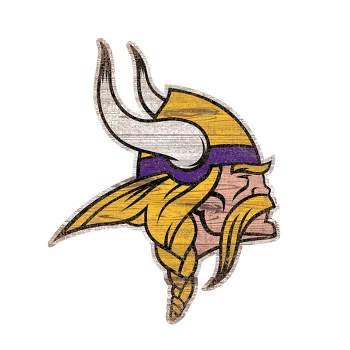 NFL Minnesota Vikings Distressed Logo Cutout Sign