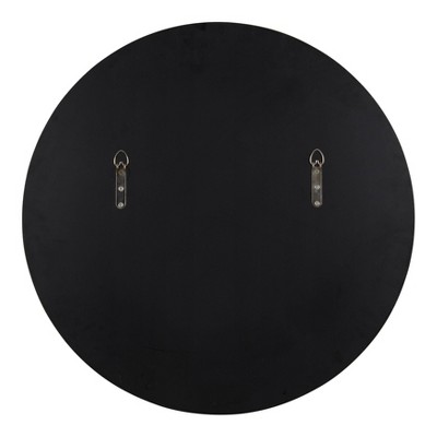 Gwendolyn Round Gold Beaded Wall Mirror, 23.6-Inch