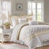 9 Pcs Paisley Print Percale Cotton Comforter Set, All Season Home Textile fits Elegant Bedroom Decor - 3 of 4