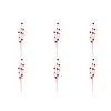 Vickerman Red/White Glitter Gumdrop Curl Artificial Christmas Spray. Includes 6 sprays per pack. - 2 of 2