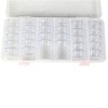 Everything Mary Large Plastic Bead Storage Organizer Box, 28 Jars - 4 of 4