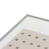 Urban Wild Studio desert check small charcoal Metal Framed Art Print - Deny Designs - 3 of 4