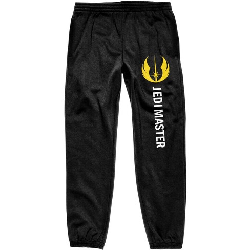 Star Wars Jedi Master Black Unisex Jogging Pants Target