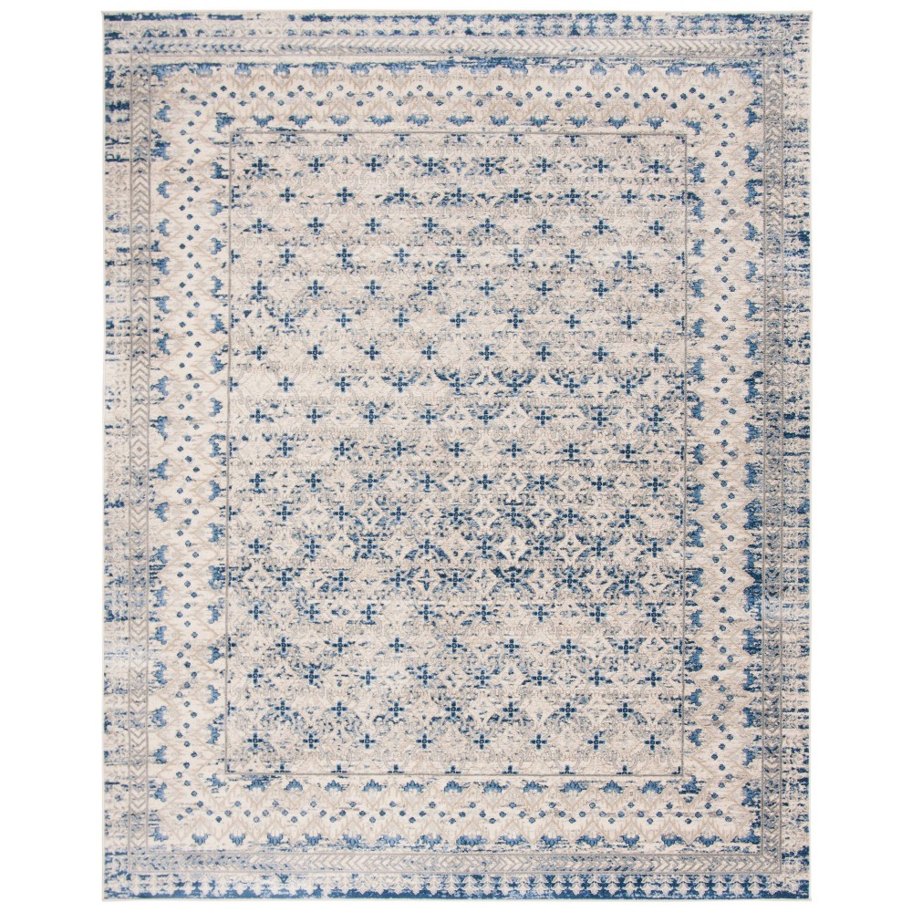 9'x12' Vesta Rug Light Gray/Blue - Safavieh