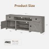 GustoWave Farmhouse TV Stand for 80 Inch TVs, Long Entertainment Center with 4 Storage Drawers & 3 Open Shelf - 2 of 4
