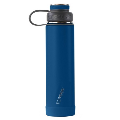 Ecovessel 24oz Insulated Stainless Steel Water Bottle With Dual Opening Lid  - Blue Ombre : Target
