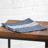 Slickblue Versatile Hand-Spun Cotton Dinner Napkin, 20x20 Inches, Striped Design, Machine Washable, Multiple Colors - 3 of 4