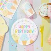 Blue Panda 48 Pack Ice Cream Party Decorations, Happy Birthday Paper Plates (7 In, 48 Pack) - 2 of 4
