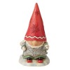 Jim Shore 4.5 Inch Gnome On The Slopes Braids Skiing Gnome Figurines - 3 of 3