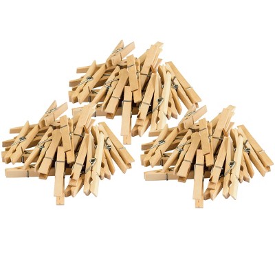 BAZIC Clothes Pin Mini 1, Natural Wood Clothespins (50/Pack), 1-Pack 