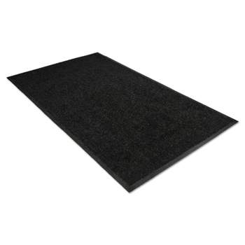 3'x5' Rectangle Solid Nylon Floor Mat Black - Guardian