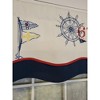 RLF Home Wheel 67 Glory 3" Rod Pocket Lining Luxurious and Elegant Window Treatment Valance 50" x 16" Off White - 3 of 4