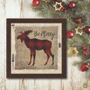 Courtside Market Buffalo Check Moose 8x8 Framed Art Board - 2 of 2