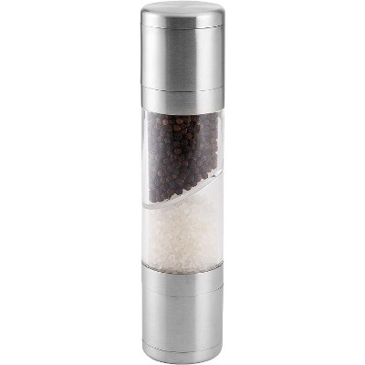 Kamenstein Filled Dual Salt and Pepper Grinder in Black