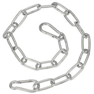 Unique Bargains Stainless Steel Outdoor Furniture Accessories Fitness Hammock Swing Chair Hanging Chain - 1 of 4