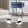 Bartnelli 2-Pack Premium Collapsible Metal Luggage Rack with Folding Storage Shelf and Durable Nylon Straps - 4 of 4