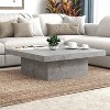 Galano Carmelo Coffee Table - Concrete Cool Grey - 2 of 4