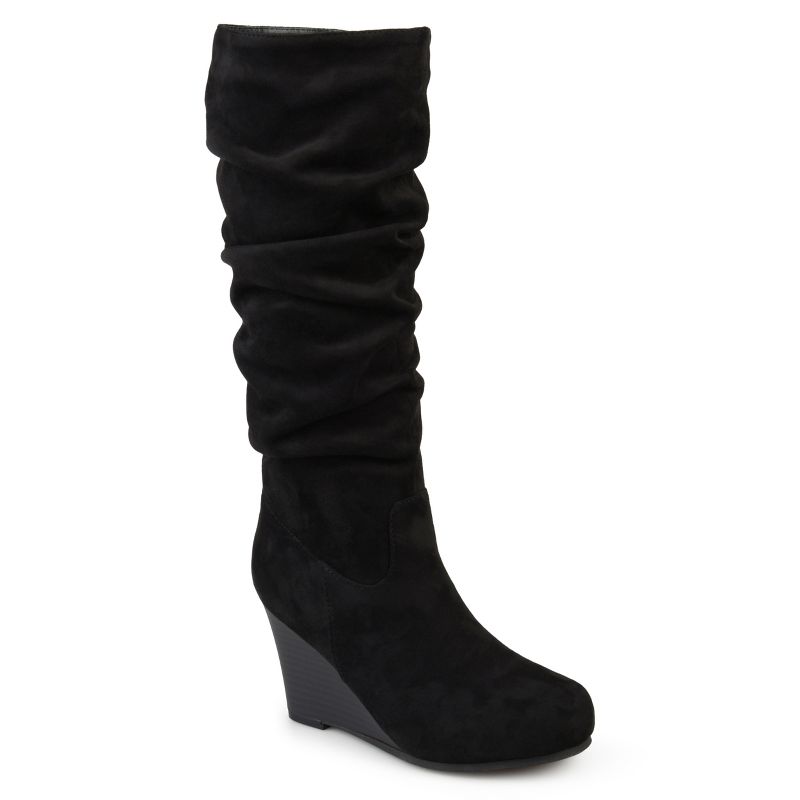 Journee Collection Womens Haze Wedge Knee High Boots, 1 of 11